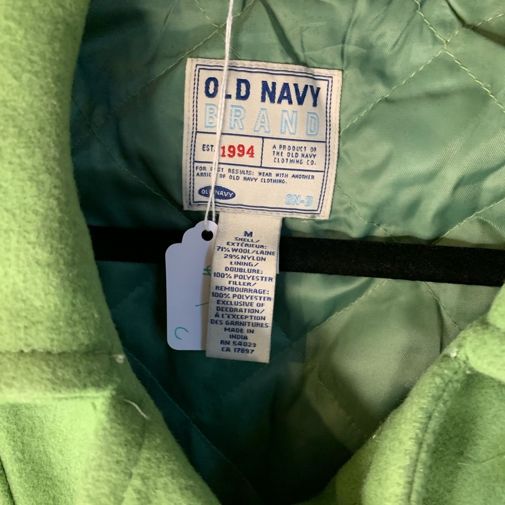 Sweet green pea coat #R2 - Picture 4 of 5